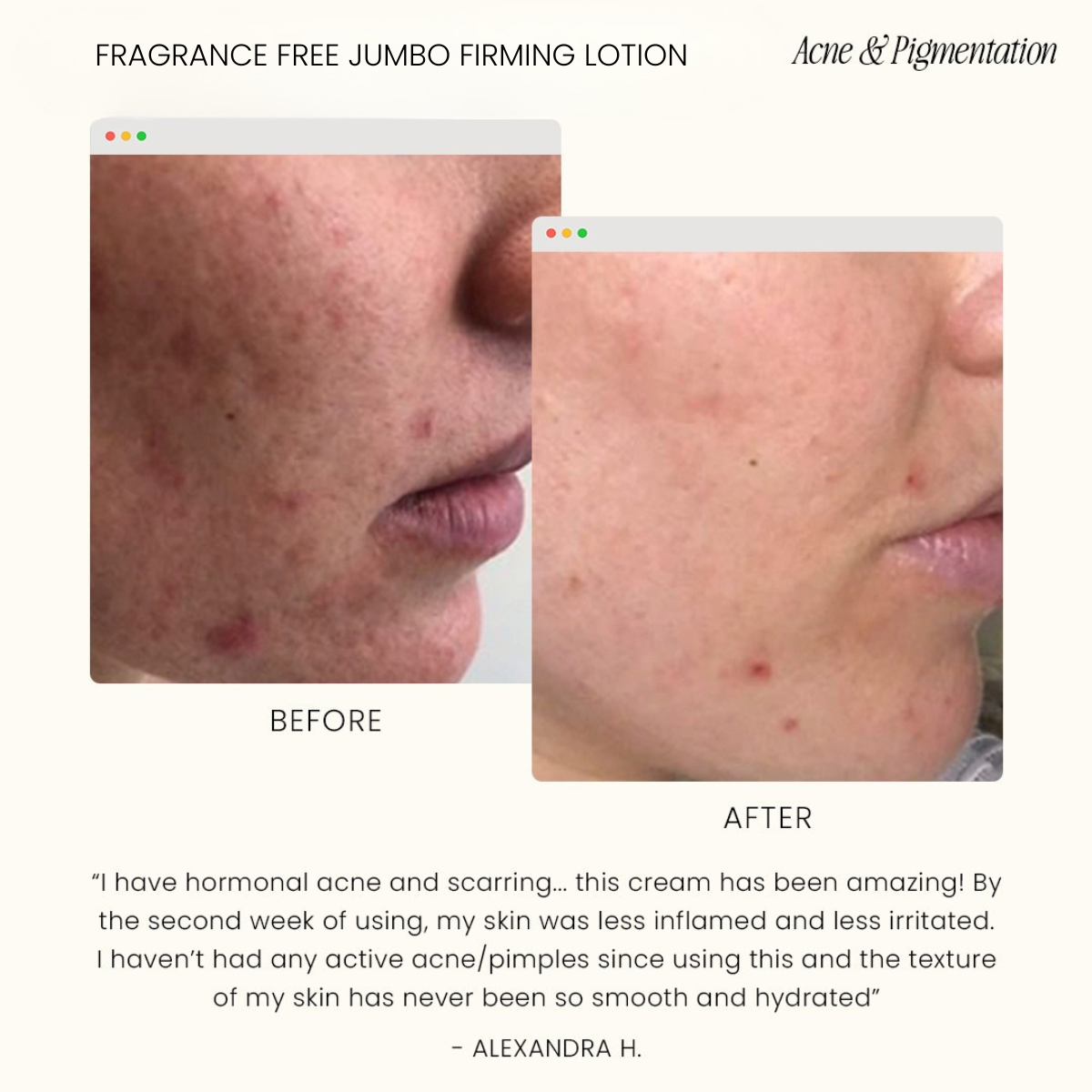 Fragrance Free Jumbo Firming Lotion