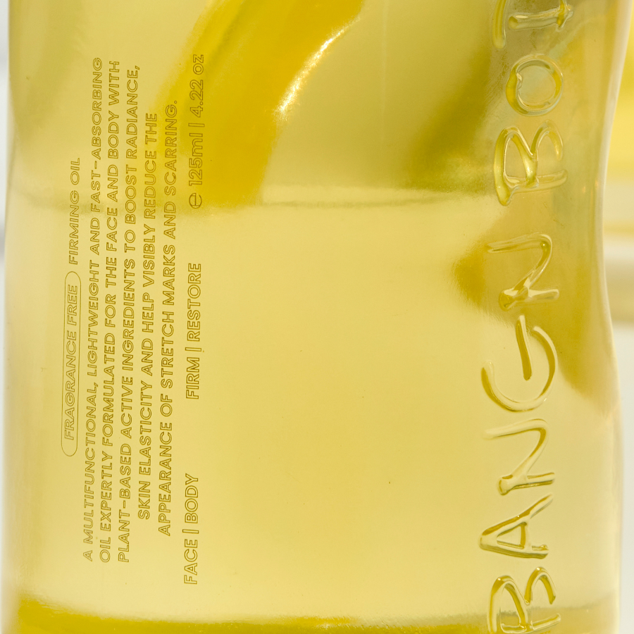 Fragrance Free Firming Oil