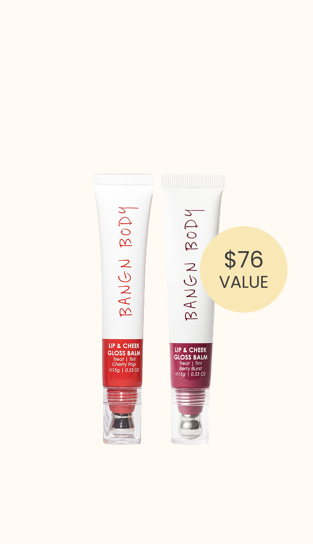 FREE Cherry Pop + Berry BurstLip & Cheek Gloss Balms | Bangn Body