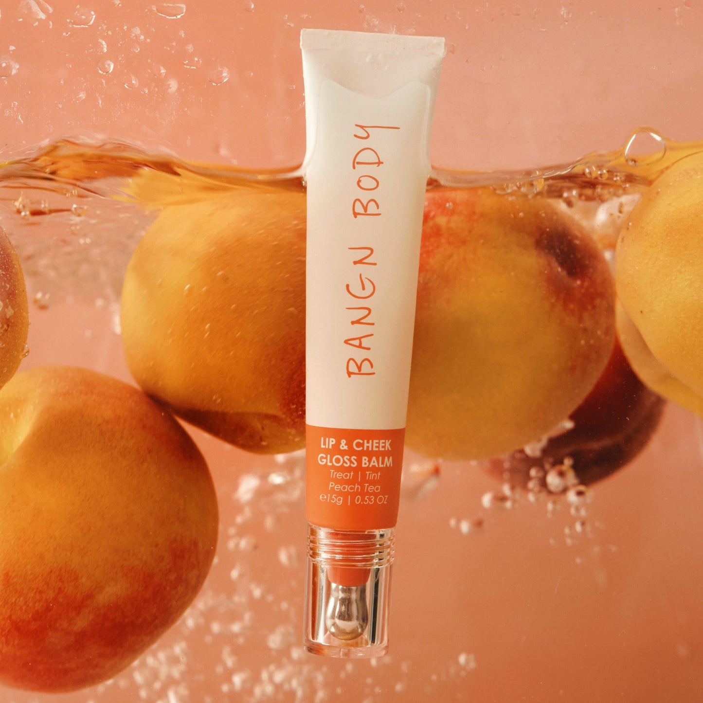 Lip & Cheek Gloss Balm - Peach Tea