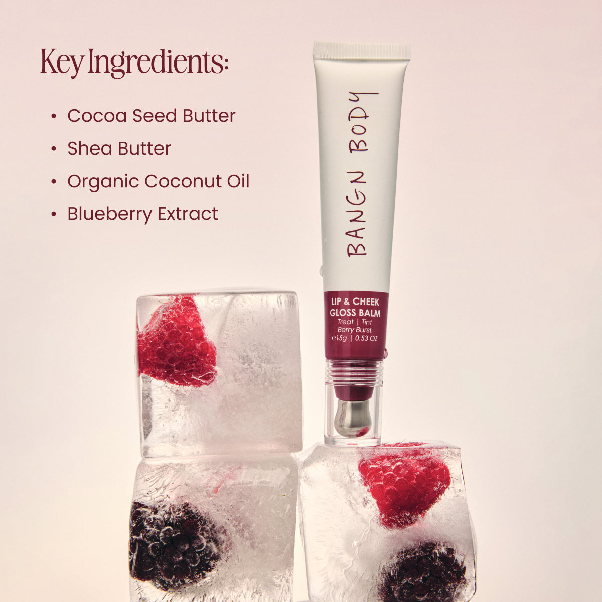 Lip & Cheek Gloss Balm - Berry Burst