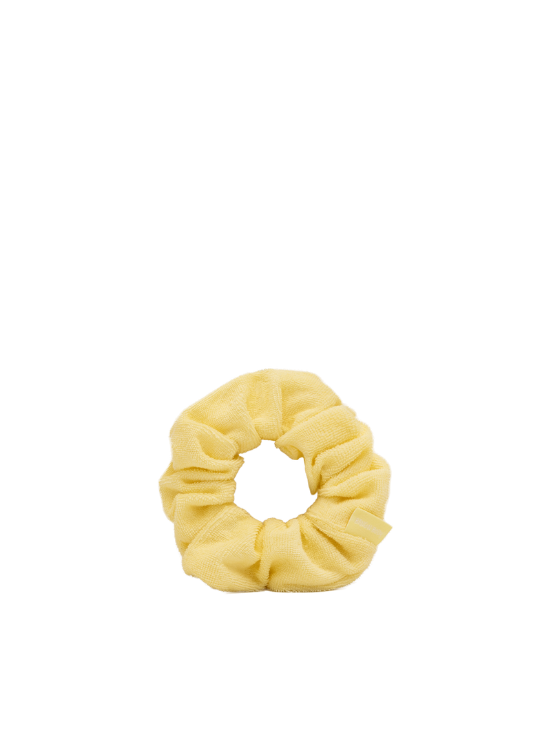 Yellow Terry Towelling Scrunchie
