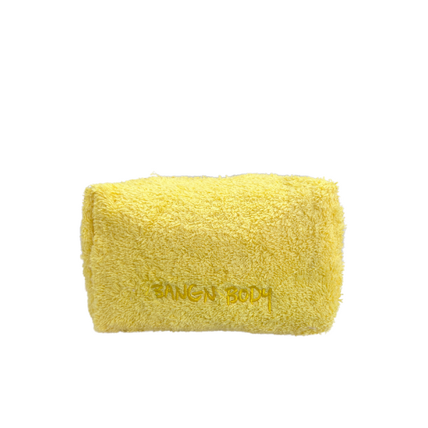 Mini Yellow Terry Towelling Beauty Bag - Perfectly Imperfect